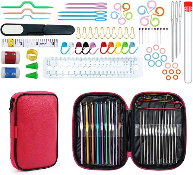 Set Uncinetti 9 Pezzi Con Impugnatura Morbida - Da 2.0mm A 6.0mm Per Principianti E Esperti - Foto 8