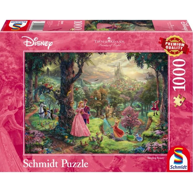 THOMAS KINKADE DISNEY Sleeping Beauty 1000 piece Jigsaw Puzzle £12.49
