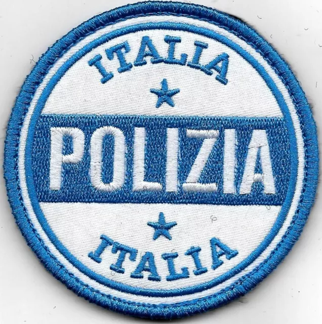 ITALIEN Polizia STRADALE  Police mit KLETT Patch Polizei Abzeichen Italia MILANO