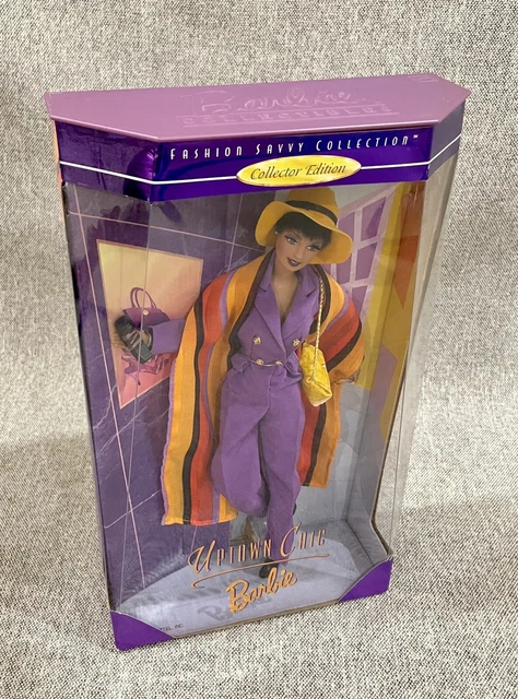 MATTEL 1998 UPTOWN CHIC Barbie Doll #19632 Fashion Savvy Collection NEW