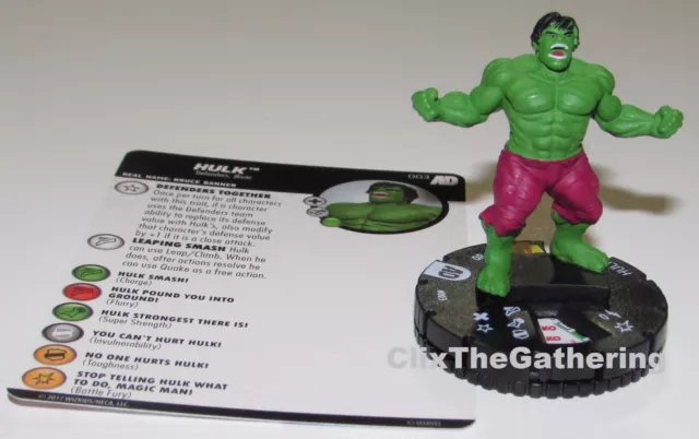 HULK #003 #3 Avengers/Defenders War Marvel HeroClix