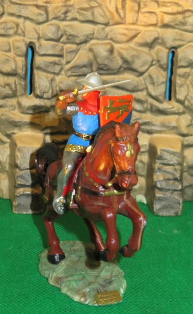 Figurine Starlux – Chevalier à Cheval Au Galop – Le Moyen Âge – Échelle 1:32, France
