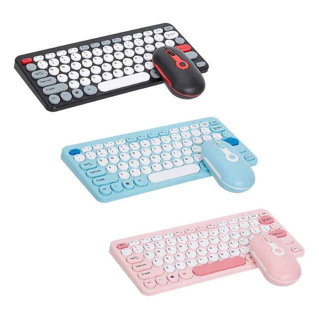 MINI WIRELESS KEYBOARD & Mouse Set, Mini Chassis and Quiet Click with £ ...