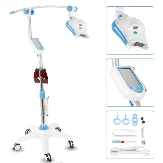 Dental Mobile Teeth Whitening LED Cold Light Tooth Bleaching Machine Durable