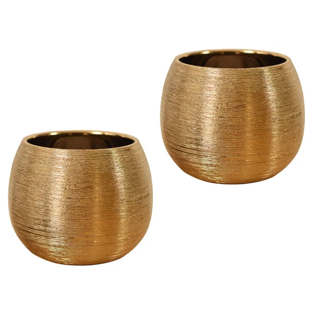 2 pièces Pot de fleur de bureau Jardinière succulente