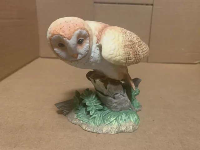 Vintage 1993 LENOX Fine Porcelain American Barn Owl Figurine