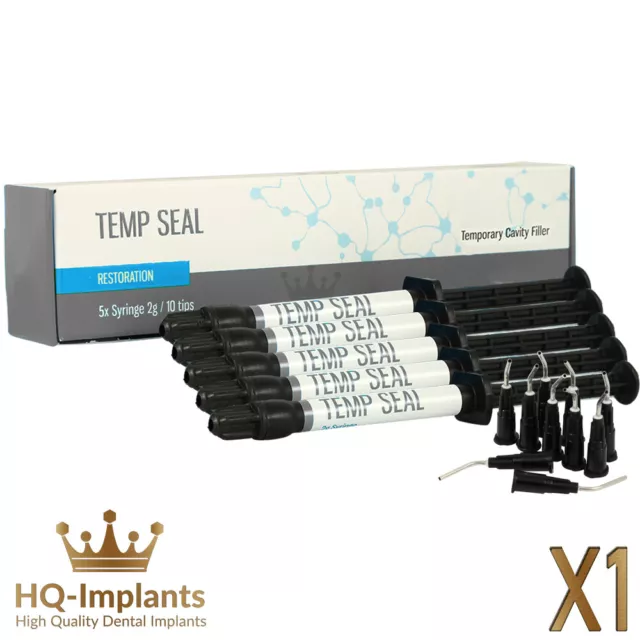 Temp Seal Light Cure Temporary Cavity Filler Filling Material Dental 2g Syringes