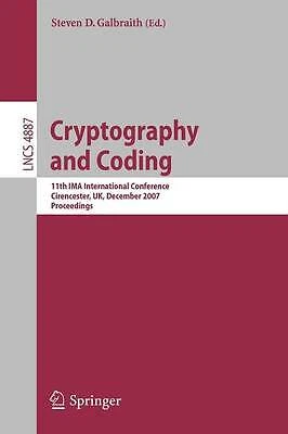 Cryptography and Coding - 9783540772712