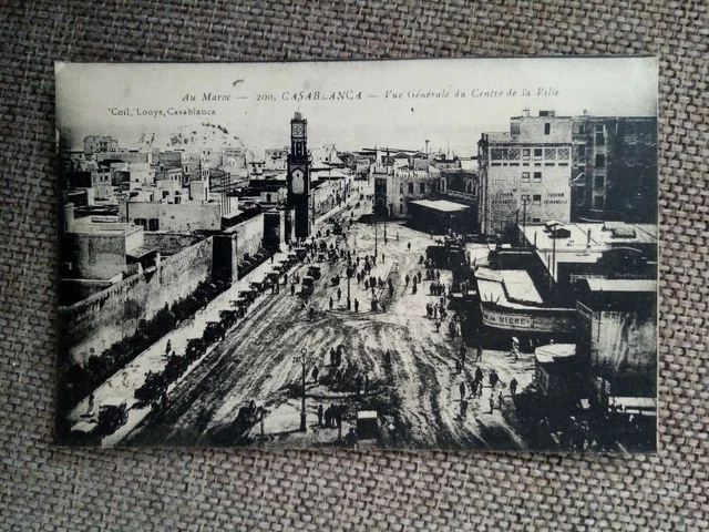 Cpa Maroc Casablanca Vue Generale Du Centre De La Ville
