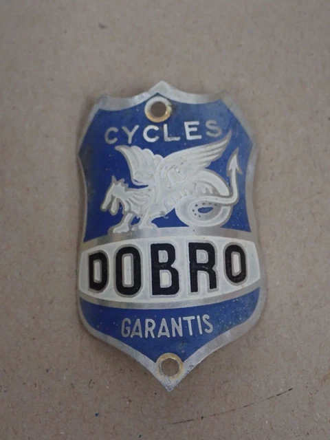 Plaque De Cadre Vélo Ancienne - Vandrepotte Peruwelz - Cyclisme Tour De France