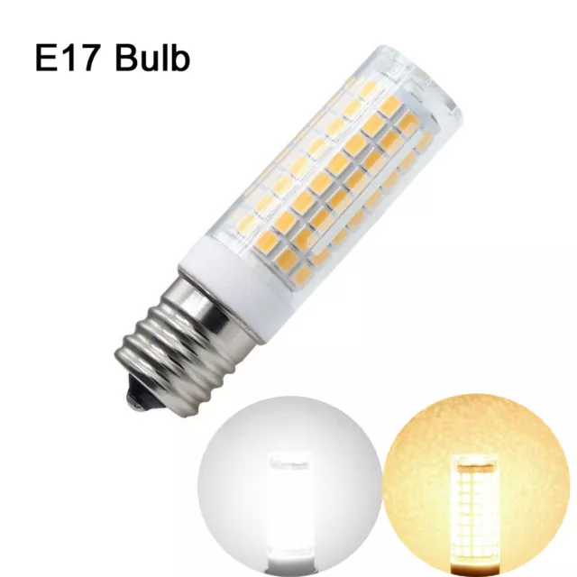 E17 C9 Intermediate Base LED bulb 102-2835 SMD Ceramics Light 8W 110V 120V Lamp