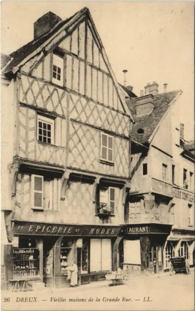 CPA AK Dreux Vieilles Maisons de la Grande Rue FRANCE (1179388)