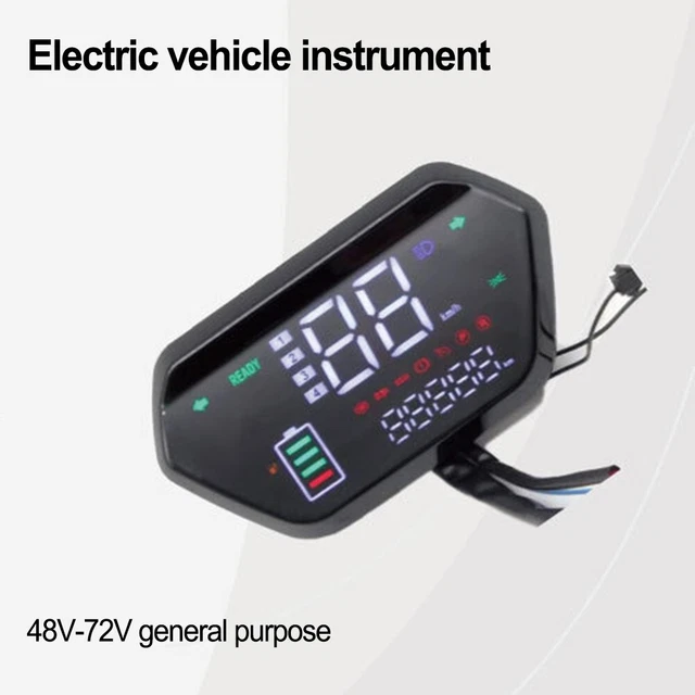 Écran LCD S866 Pour Vélo électrique - Grand écran étanche, Facile à Installer Sur Guidon 22,2 Mm - 8
