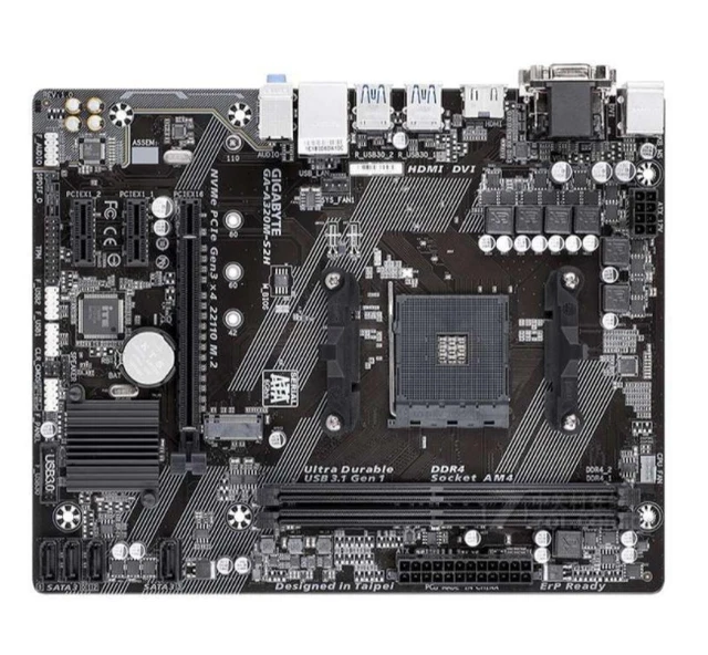 GIGABYTE B550M S2H AM4 Micro ATX Motherboard M.2 Slot Used