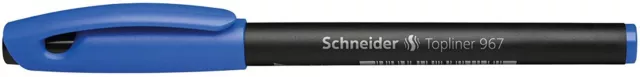 Schneider Topliner Farbe blau Fineliner 0.4 mm metallgefasste Schreibspitze