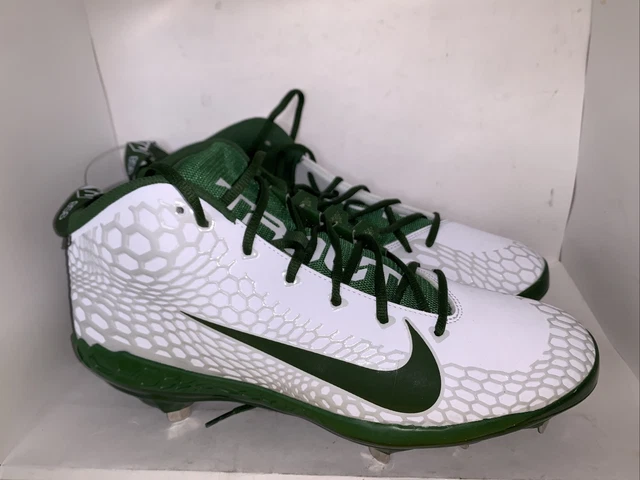 NIKE FORCE ZOOM 856 Mike Trout Mens Green White Baseball Cleats