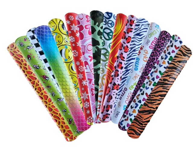 Animal/Heart Print Slap Bracelets – Novelty Place