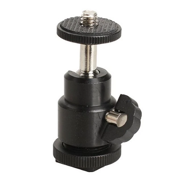 Hot Shoe Holder Ball Head Stand DSLR Camera Tripod ( rotation) I9I5