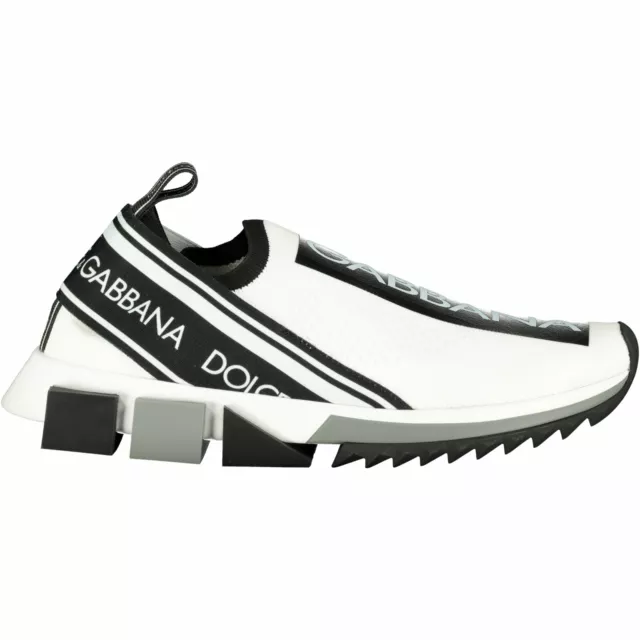 DOLCE AND GABBANA Sorrento Knitted Trainers White 434.95