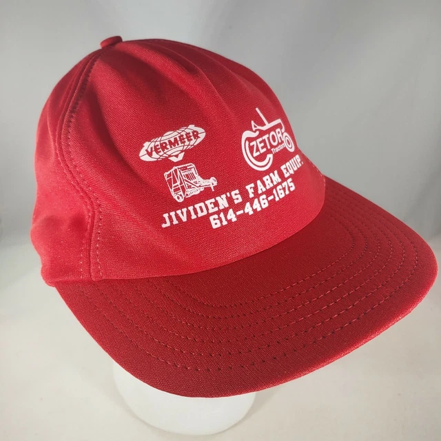 JIVIDENS FARM EQUIPMENT Hat Snapback Vermeer Zetor Tractor Farm Ag