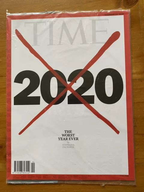 Time Magazine 2020 The Worst Year Ever Red Cross X Protests Pandemic NEW SEALED