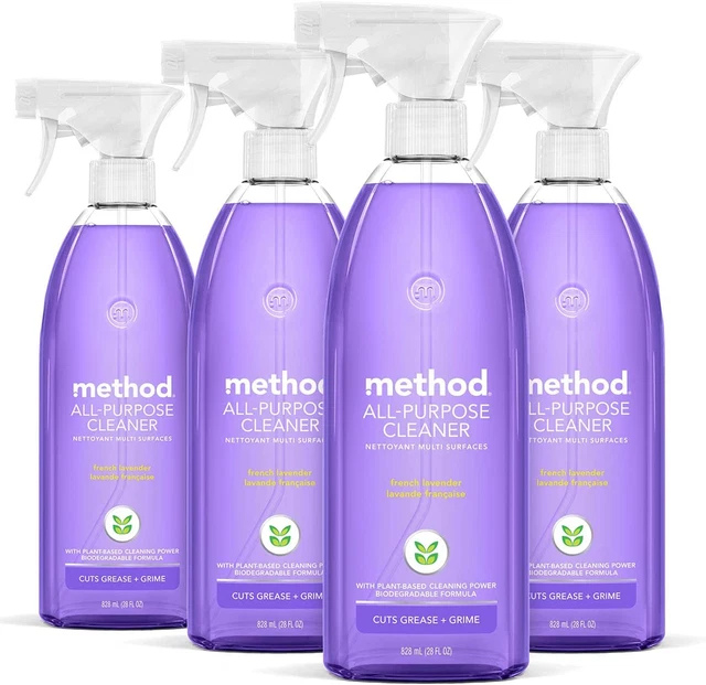 METHOD ALLPURPOSE CLEANER Spray French Lavender PlantBased and