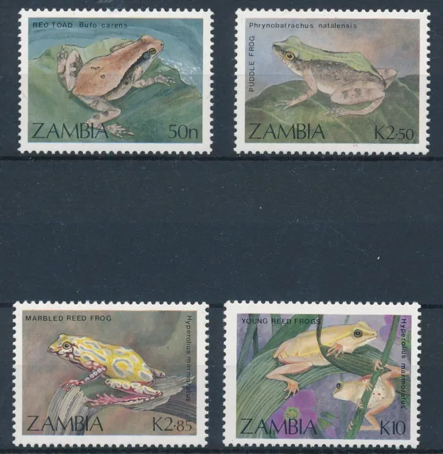 [BIN18498] Zambia 1989 Frogs good set very fine MNH stamps