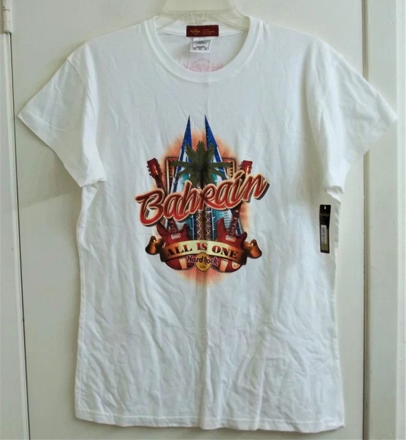 Hard Rock Cafe Bahrain All Is One T-Shirt Ladies X-Large HRC No Longer Open New