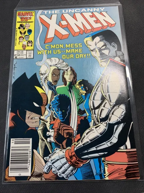 Uncanny X-Men #210 - Mutant Massacre - Newsstand Edition