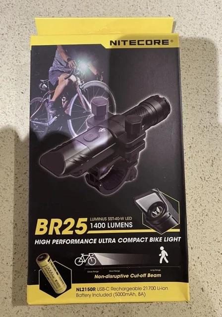 Nitecore BR25 Front Bike Light 1400 lumen