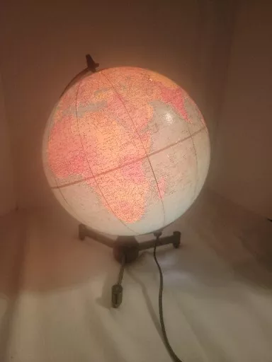 Earth shop globe lamp