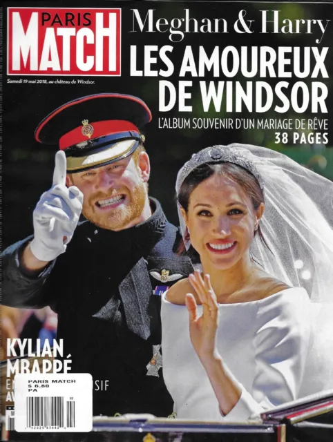 Paris Match Magazine Meghan Markle Prince Harry Royal Wedding 2001 Cannes 2018