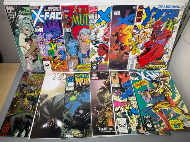 Mixed Lot of 12 X-Men Related Comics Marvel (A5)