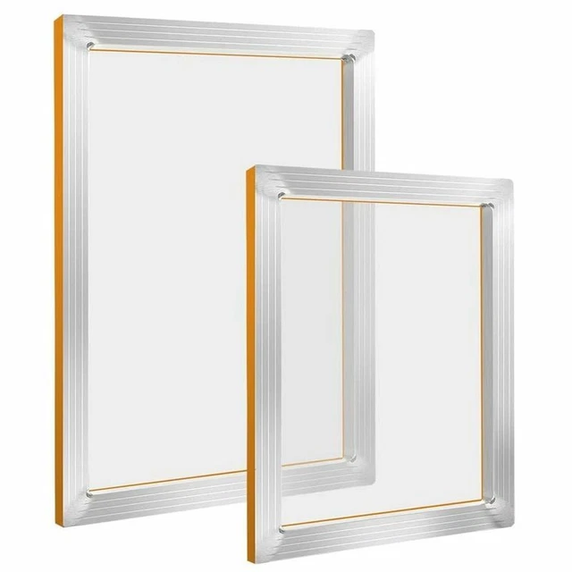 1pc Silk Screen Printing Aluminum Frame Stretched 120/300 White Mesh Polyester