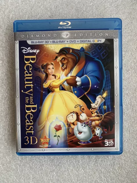 Beauty and the Beast Diamond Edition 3D Blu-ray DVD Digital Combo 5-Disc Set