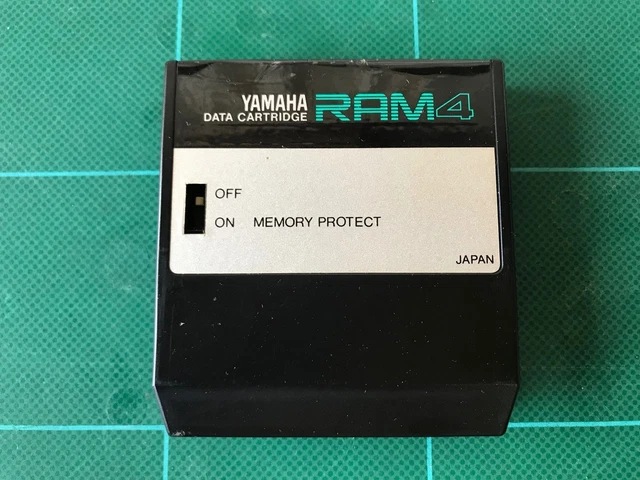 YAMAHA DATA RAM4 CARTRIDGE For TX802 DX7S DX7II RX5 RX7 EUR 91,55