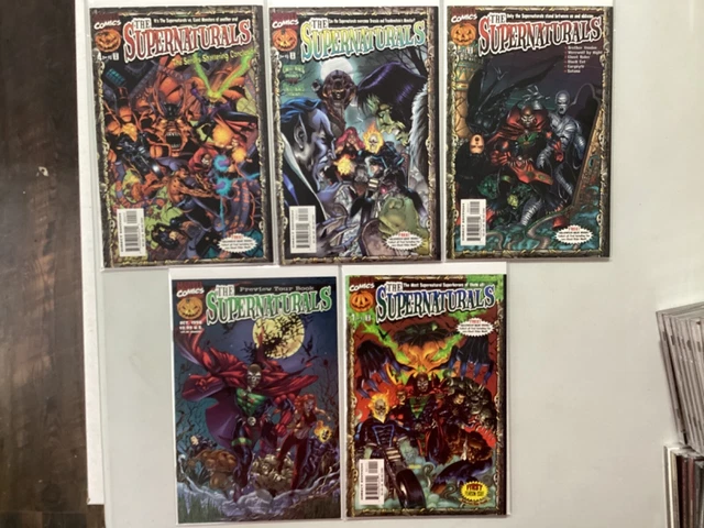 The Supernaturals 1-4 Preview 1998 Masks Attached Jim Balent Brian Pulido VF/NM