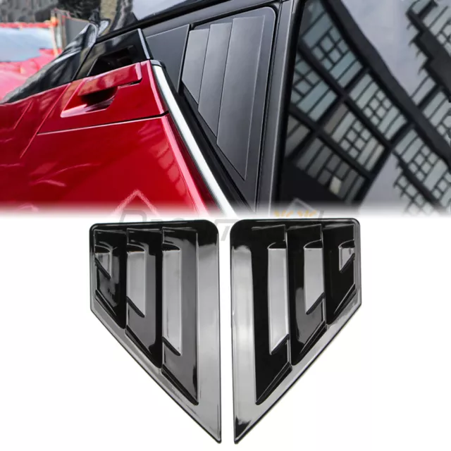 2x Housse Louver Fenêtre Latéral Pour Toyota C-HR CHR 2018-2022 Arrière Quart