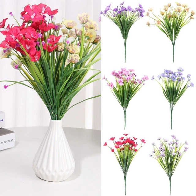 artificiale Erba di primavera di simulazione Fiore viola finto Pianta acquatica