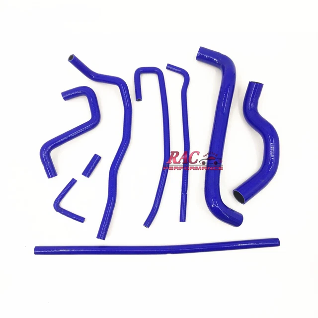Blue Silicone Radiator & Heater Hose Kit for Chevy Corvette 5.7L LT1 1992-1994