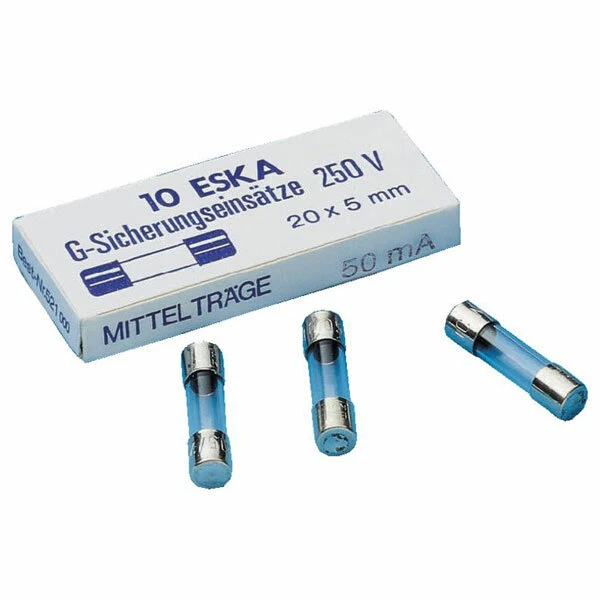 ESKA 521.024 5A Moyen Coup Verre Fusible 5x20mm (Paquet 10)