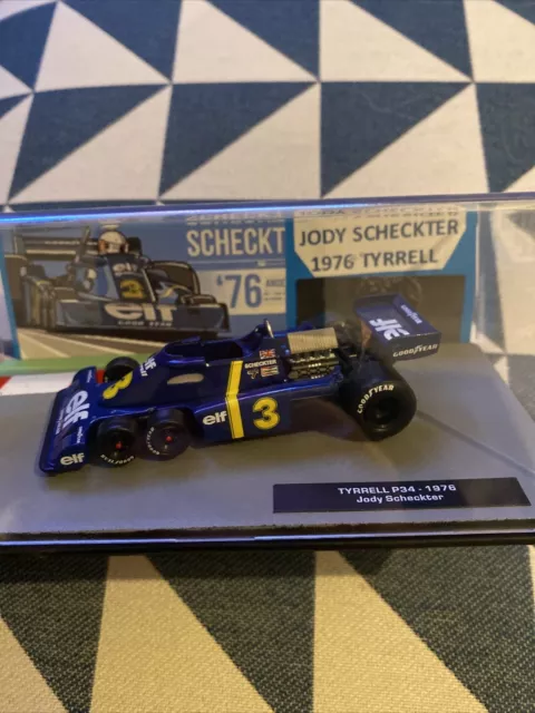 JODY SCHECKTER Tyrrell P34  - F1 Car 1976 - Collectable Model - 1:43 Scale