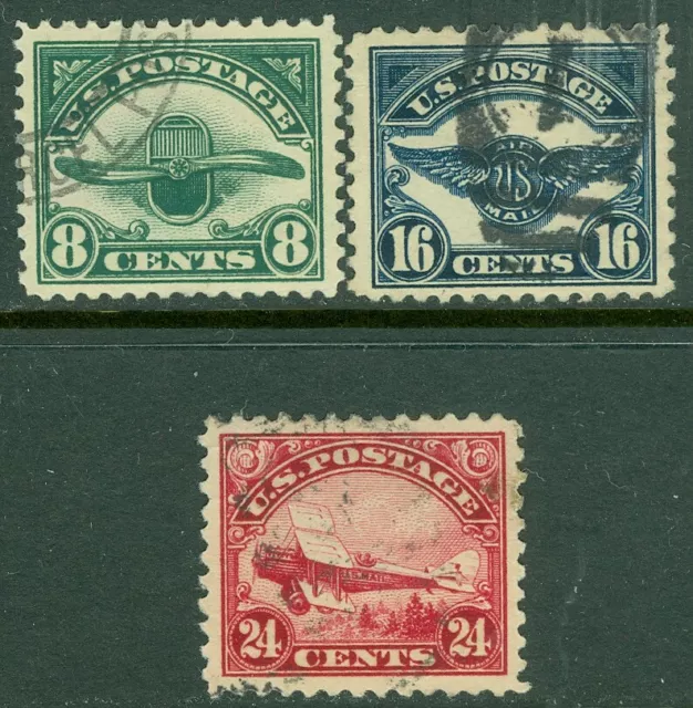 EDW1949SELL: USA 1923 Scott # C4-6 Sehr Fine-Extra Fein, Verwendet. Katalog