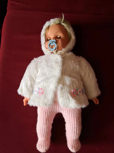 70s Pacifier BABY DOLL WITH pacifier - 70s 80s £50.58 - PicClick UK