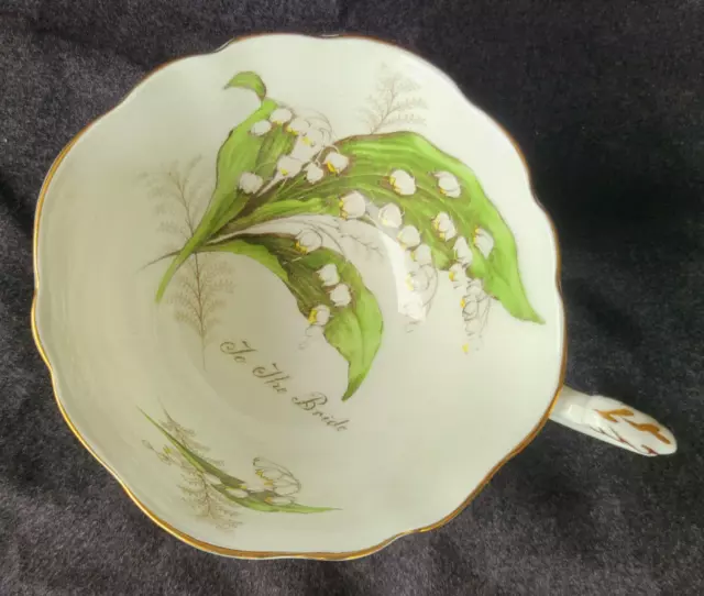 Paragon Lily Of The Valley To The Bride Teacup Only No Saucer Bone China