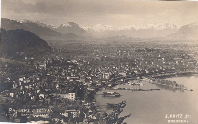 Bregenz AK alt Bodensee Echt-Foto Fritz Vorarlberg Österreich 1601174