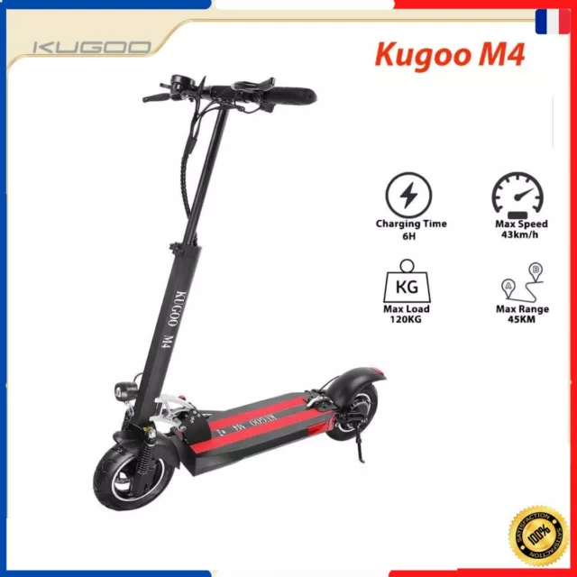 KUGOO G2 Pro Trottinette électrique pliant Moteur sans balais 600W