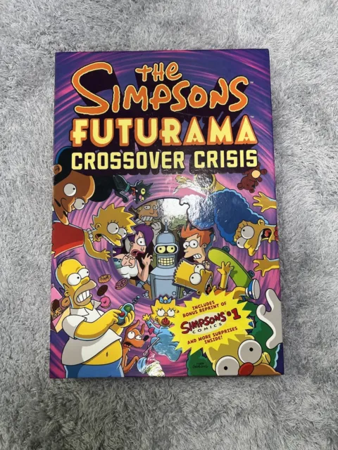 The Simpsons Futurama Crossover Crisis Hardback Comic Book