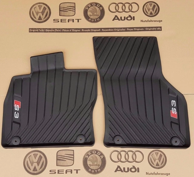 ORIGINAL AUDI S3 floor mats A3 type 8V rubber mats rubber floor mats