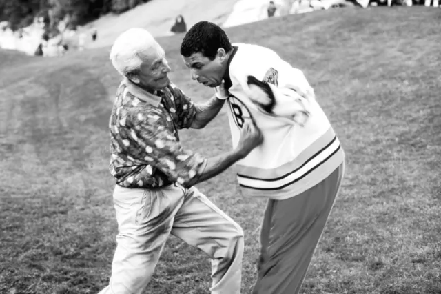 Bob Barker Fighting Adam Sandler in Happy Gilmore Picture Photo 13x19